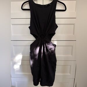 Zara cutout dress Black Size S New with tags